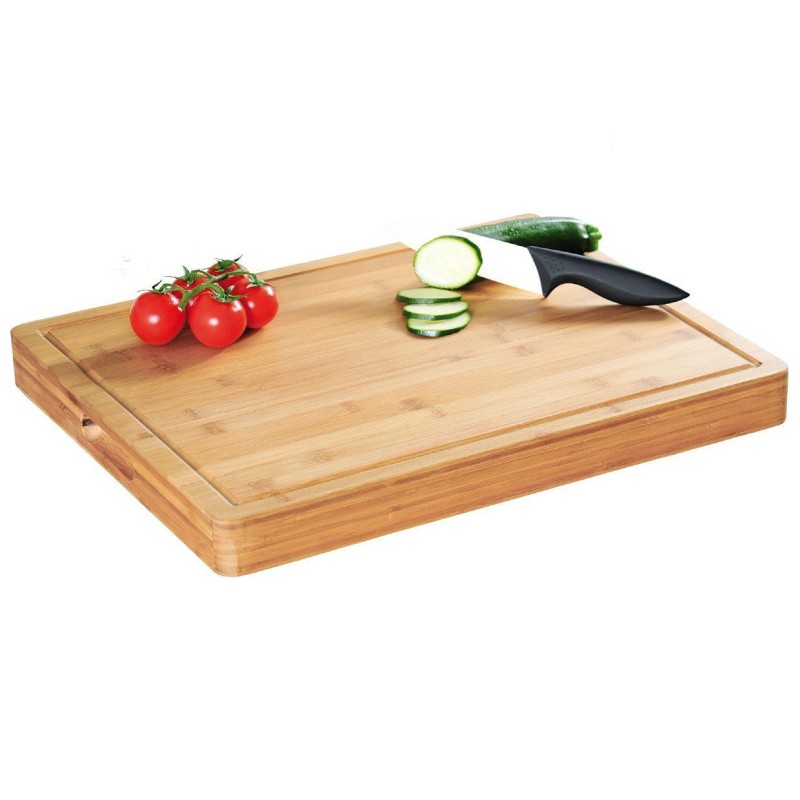 TAGLIERE RETTANGOLARE IN LEGNO DI BAMBU MASSICCIO CM 50x40x5