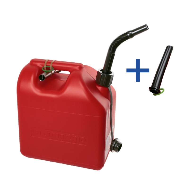 TANICA PER BENZINA IN PLASTICA Lt 10 ROSSA