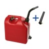TANICA PER BENZINA IN PLASTICA Lt 10 ROSSA