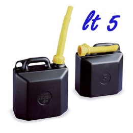 TANICA PER BENZINA Lt  5 NERA