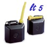 TANICA PER BENZINA Lt  5 NERA