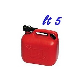 TANICA PER BENZINA Lt  5 ROSSA