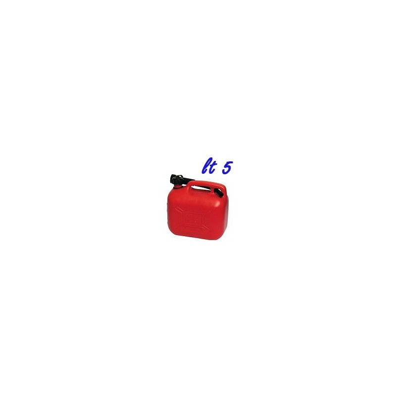 TANICA PER BENZINA Lt  5 ROSSA