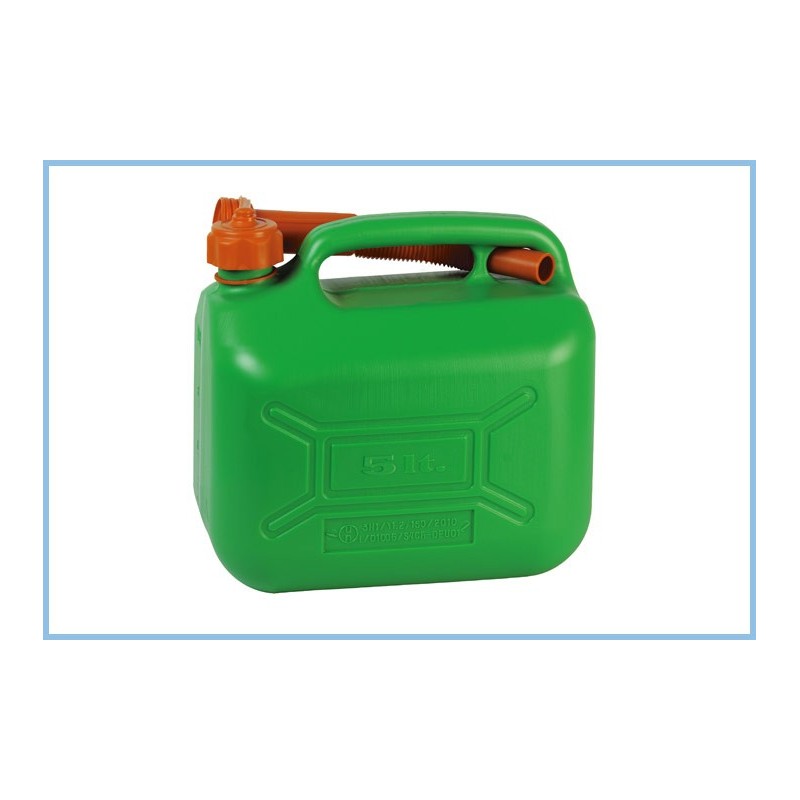 TANICA PER BENZINA Lt  5 VERDE
