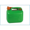 TANICA PER BENZINA Lt  5 VERDE