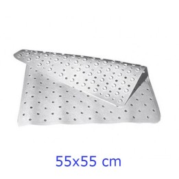 TAPPETO FONDO PIATTO DOCCIA CM 55x55 BIANCO