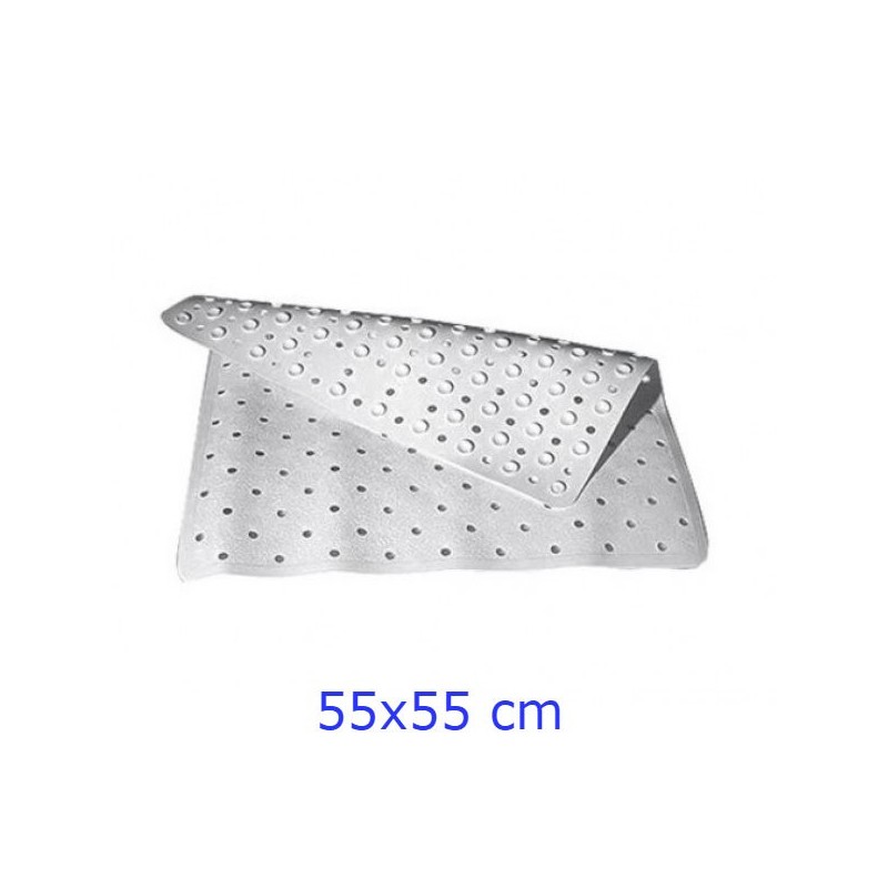 TAPPETO FONDO PIATTO DOCCIA CM 55x55 BIANCO