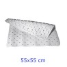 TAPPETO FONDO PIATTO DOCCIA CM 55x55 BIANCO
