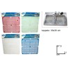 TAPPETO LAVELLO ANTISCIVOLO FORATO CM 30x30