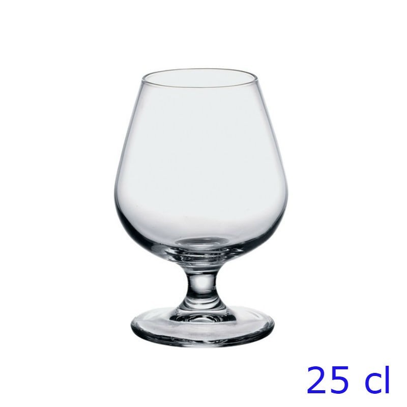 BICCHIERE GLOBO COGNAC cl 25 Pz 3