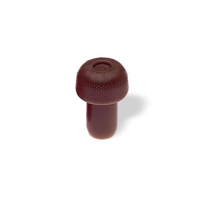 Tappo a fungo in plastica marrone per bottiglie di spumante Cinzano confezione 100 pezzi