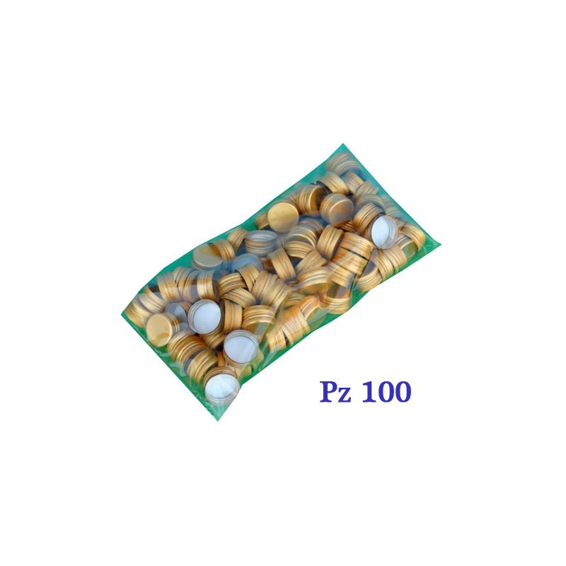 TAPPO A VITE Ø 31,5 Pz 100 ORO