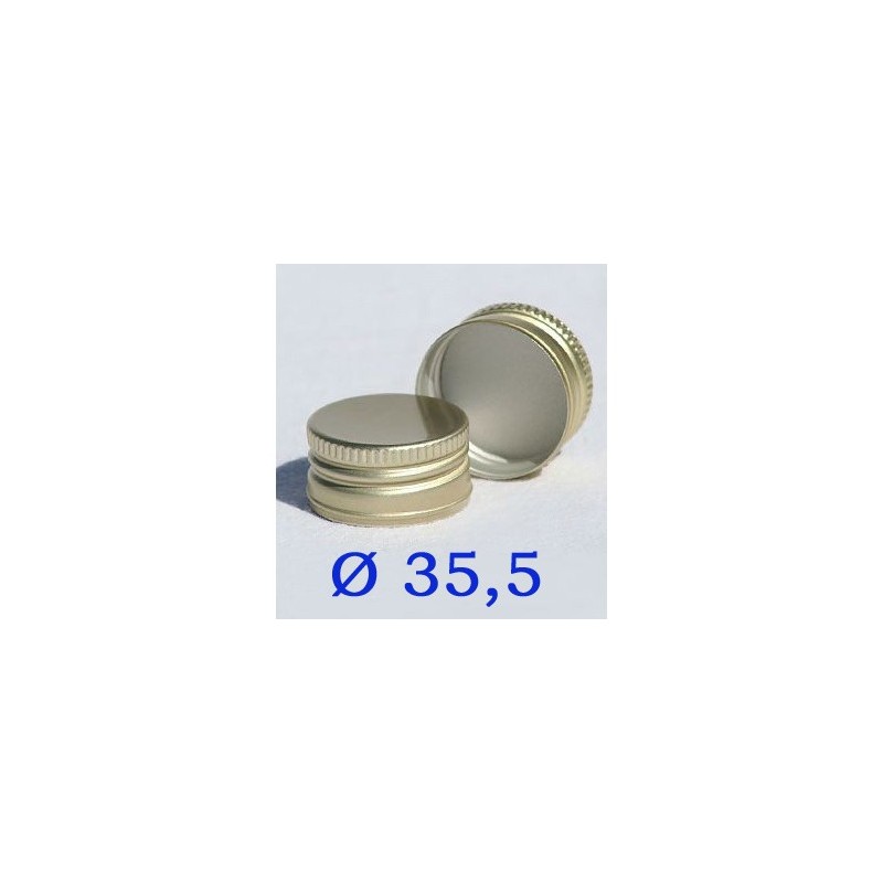 TAPPO A VITE Ø 35,5 Pz 100 ORO
