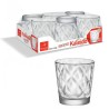 Confezione da 6 bicchieri vetro Kaleido da 24 cl trasparenti - Bormioli Rocco
