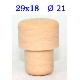 TAPPO SINTETICO A FUNGO 29x18 Ø 21 Pz 100