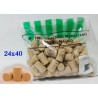 TAPPO SUGHERO AGGLOMERATO MICRO 24x40 Pz 100