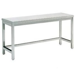TAVOLO INOX SENZA ALZATINA CM 100x60x85h