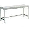 TAVOLO INOX SENZA ALZATINA CM 100x60x85h