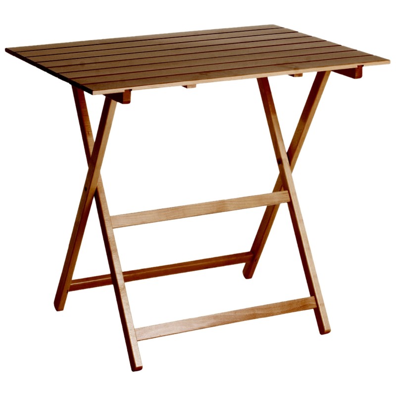 TAVOLO LEGNO DOGHE CM 60x80 NOCE *