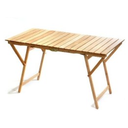 TAVOLO LEGNO DOGHE LAURA CM 70x140 PIC NIC