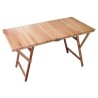 TAVOLO LEGNO PIC NIC DOGHE CM 70x140 NATURALE