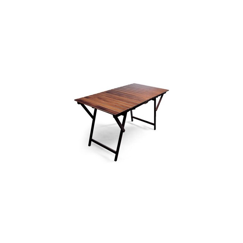 TAVOLO LEGNO PIC NIC DOGHE CM 70x140 NOCE