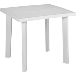 TAVOLO PLASTICA FIOCCO CM 75x80 BIANCO