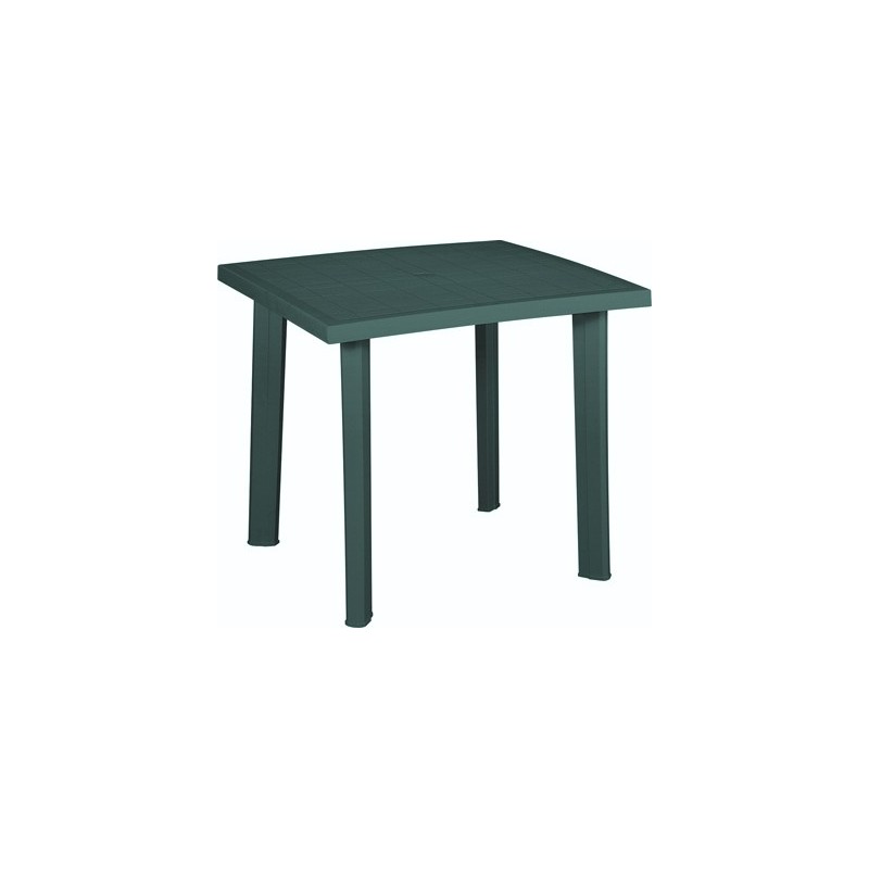 TAVOLO PLASTICA FIOCCO CM 75x80 VERDE