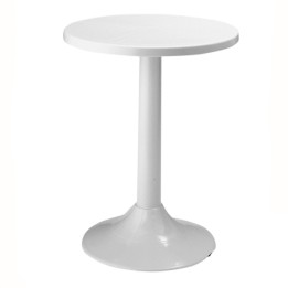 TAVOLO PLASTICA TONDO TUCANO BIANCO