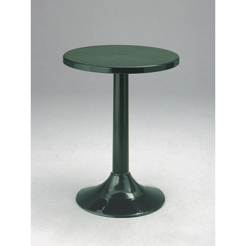 TAVOLO PLASTICA TONDO TUCANO VERDE FORESTA