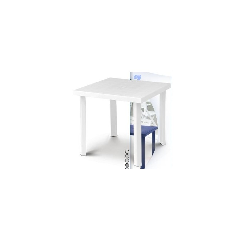 TAVOLO QUADRATO FIGARO CM 80x80 BIANCO