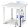 TAVOLO QUADRATO FIGARO CM 80x80 BIANCO