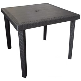 TAVOLO QUADRATO POLYRATTAN BOHEME ANTRACITE CM 90x90x74 H