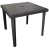 TAVOLO QUADRATO POLYRATTAN BOHEME ANTRACITE CM 90x90x74 H