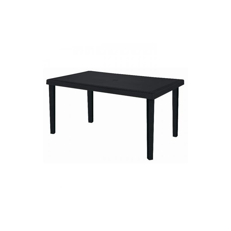 TAVOLO RETTANGOLARE RODOLFO CAFFE' CM 120x80x72h