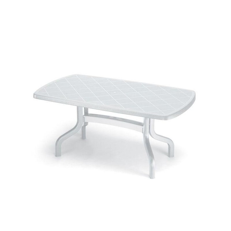 TAVOLO SCAB RETTANGOLARE RIBALTO BIANCO 1853 CM 160x90