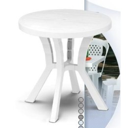 TAVOLO TONDO TADDEO BIANCO