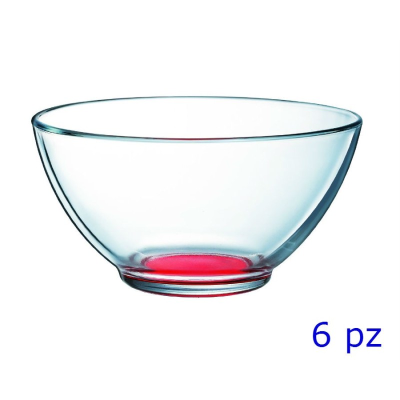TAZZA LATTE CRAZY COLOR ROSSO 50 CL Pz 6 LUMINARC