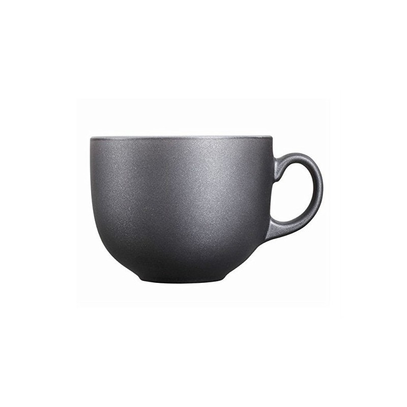 TAZZA LATTE JUMBO LOFT STONY BLACK 50 CL LUMINARC