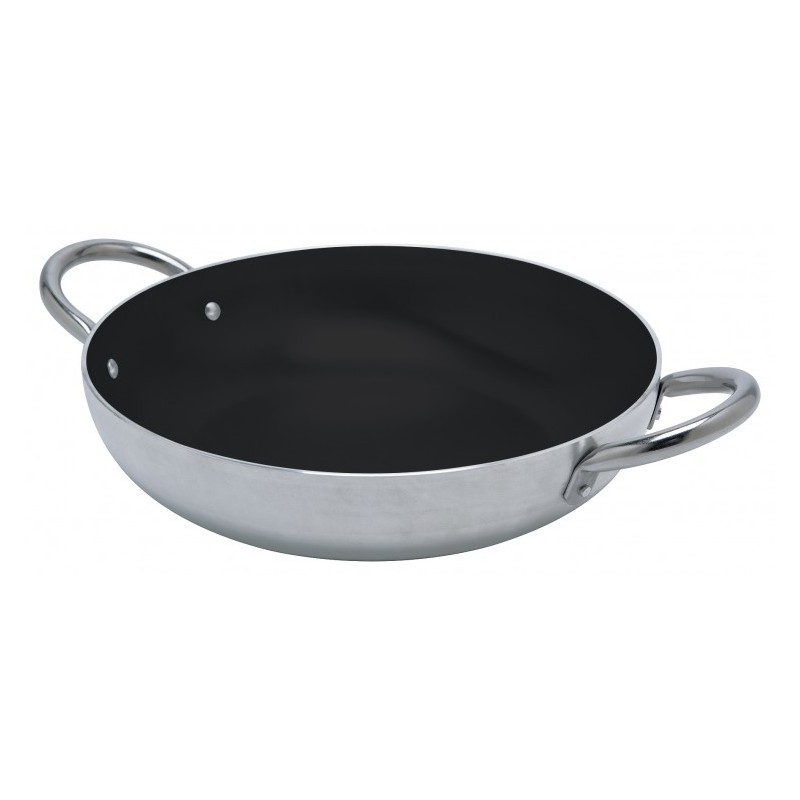 TEGAME 2/MANICI ANTI ADERENTE ALLUMINIO CM 28 PENTALUX