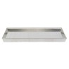 TEGLIA FORATA ALLUMINIO RETT. CM 45x35