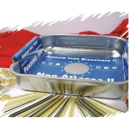 TEGLIA INOX ANTI-A STEELPAN CM 32x32