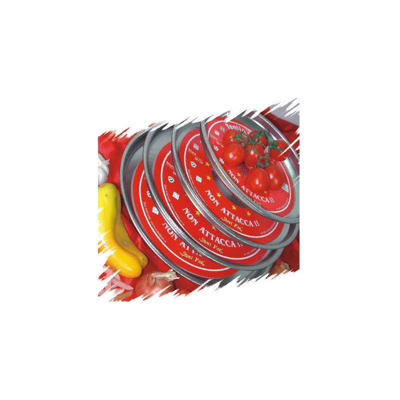 TEGLIA INOX PER PIZZA CM 32