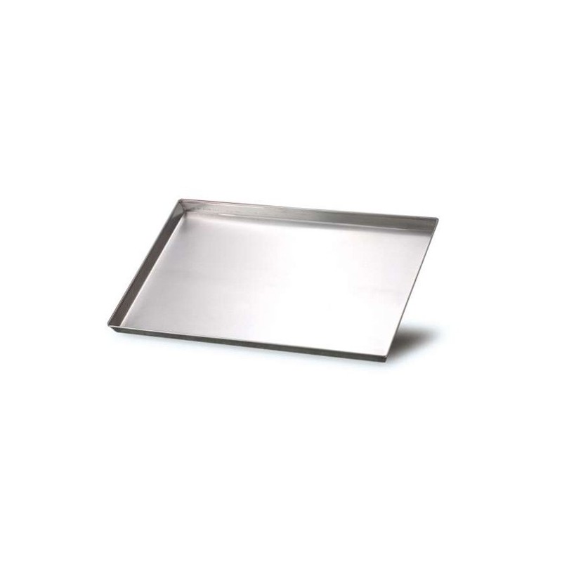 Teglia pizza rettangolare in alluminio cm 65x45