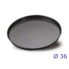 TEGLIA PIZZA LAMIERA BLU TONDA CM 36