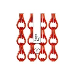 TENDA CATENA KATIA COLORE ROSSO MT 100
