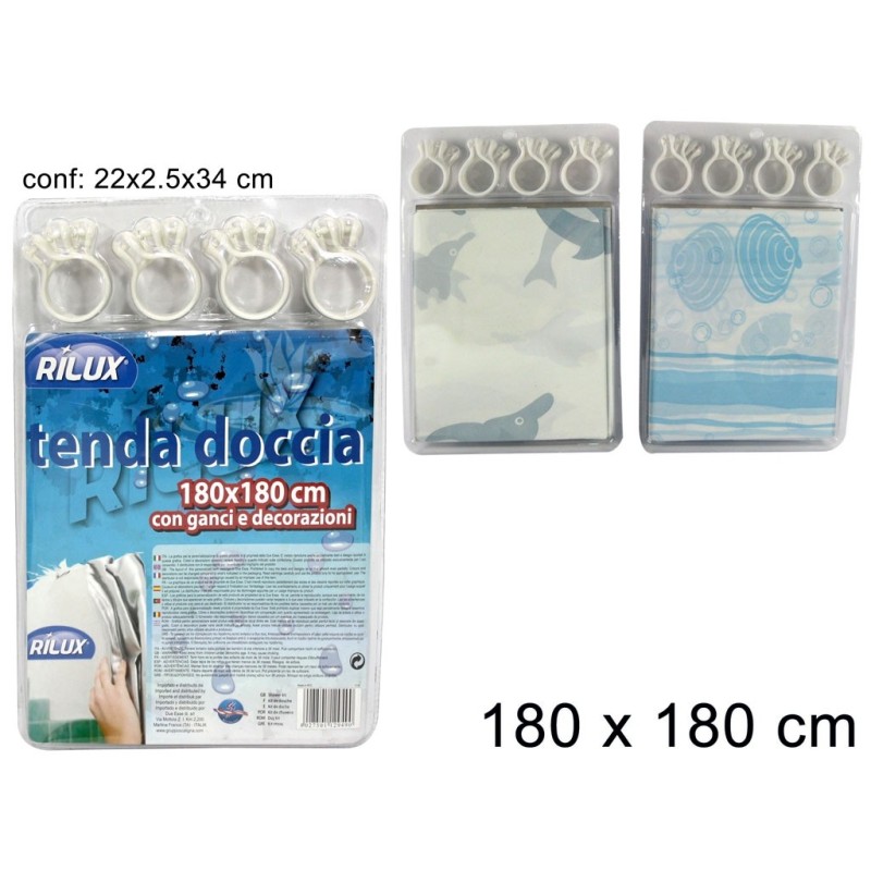 TENDA DOCCIA RILUX CM 180x180