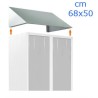 TETTO INCLINATO ARMADIO CM 68x50