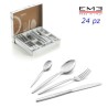 SERVIZIO POSATE EME ACCIAIO INOX DAY 24 PZ