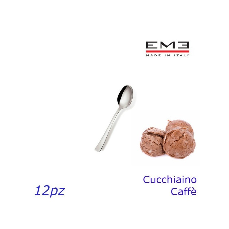 CUCCHIAINO CAFFE' ACCIAIO INOX ALFA 12 Pz